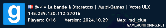 🕹️ La bande à Discretoss | Multi-Games | Votes ULX