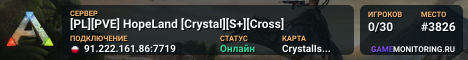 [PL][PVE] HopeLand [Crystal][S+][Cross]