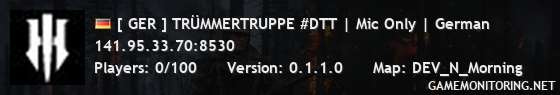 [ GER ] TRÜMMERTRUPPE #DTT | Mic Only | German