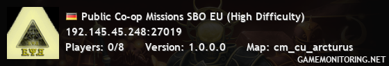 Public Co-op Missions SBO EU (High Difficulty)