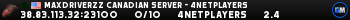Maxdriverzz Canadian server - 4Netplayers