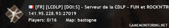 [FR] [LCDLP] [DOI:S] - Serveur de la CDLP - FUN et ROCK'N'TROLL
