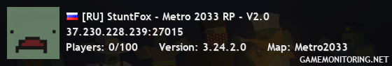 [RU] StuntFox - Metro 2033 RP - V2.0