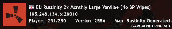 EU Rustinity 2x Monthly Large Vanilla+ [No BP Wipes]