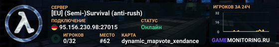 [EU] (Semi-)Survival (anti-rush)