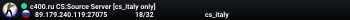 c400.ru CS:Source Server [cs_italy only]