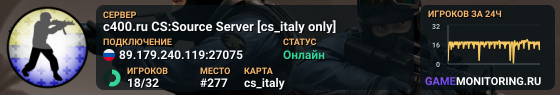 c400.ru CS:Source Server [cs_italy only]