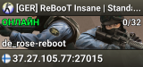 [GER] ReBooT Insane  | Standard Maps |