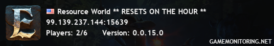 Resource World ** RESETS ON THE HOUR **