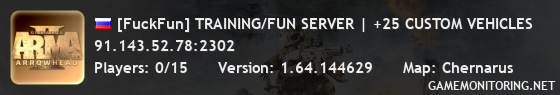 [FuckFun] TRAINING/FUN SERVER | +25 CUSTOM VEHICLES