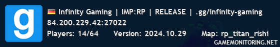 Infinity Gaming | IMP:RP | RELEASE | .gg/infinity-gaming