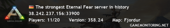 The strongest Eternal Fear server in history