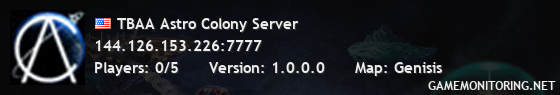 TBAA Astro Colony Server