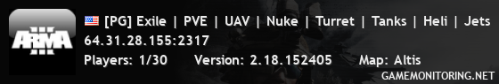 [PG] Exile | PVE | UAV | Nuke | Turret | Tanks | Heli | Jets