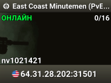 East Coast Minutemen (PvE Only)