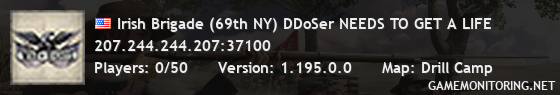 Irish Brigade (69th NY) DDoSer NEEDS TO GET A LIFE