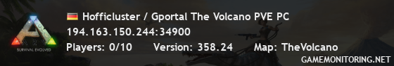 Hofficluster / Gportal The Volcano PVE PC