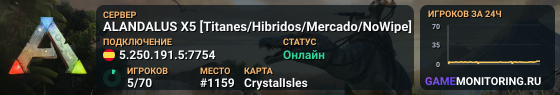 ALANDALUS X5 [Titanes/Hibridos/Mercado/NoWipe]