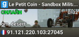 Le Petit Coin - Sandbox Militaire & Modern Warfare