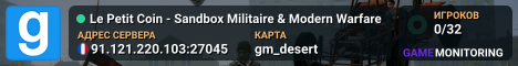 Le Petit Coin - Sandbox Militaire & Modern Warfare