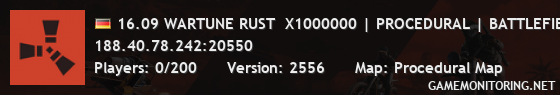 16.09 WARTUNE RUST  X1000000 | PROCEDURAL | BATTLEFIELD