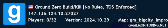 Ground Zero Build/Kill [No Rules, TOS Enforced]