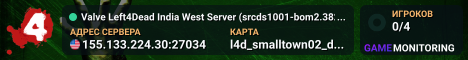 Valve Left4Dead India West Server (srcds1001-bom2.382.20)