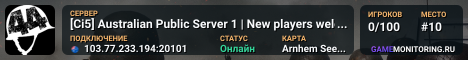 [Ci5] Australian Public Server 1 | New players welcome | discor