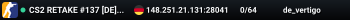 CS2 RETAKE #137 [DE] — CYBERSHOKE.NET (9 SLOTS)