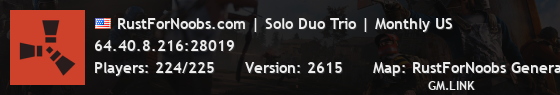 RustForNoobs.com | Solo Duo Trio | Monthly US