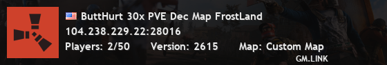 ButtHurt 30x PVE Dec Map FrostLand