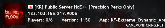 [KR] Public Server HoE++ [Precision Perks Only]