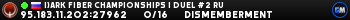 |)ark Fiber Championships | DUEL #2 RU |)ark Fiber Championships | DUEL #2 RU