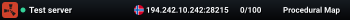 Test server