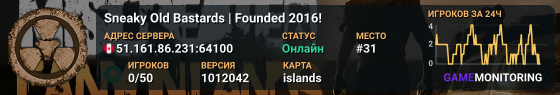 Sneaky Old Bastards | Founded 2016!