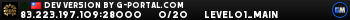 Dev Version by G-Portal.com Dev Version by G-Portal.com
