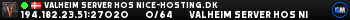 Valheim server hos Nice-Hosting.dk Valheim server hos Nice-Hosting.dk