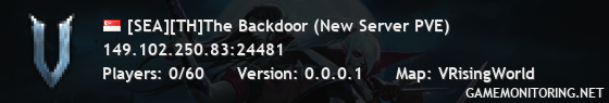 [SEA][TH]The Backdoor (New Server PVE)