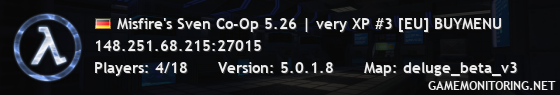 Misfire's Sven Co-Op 5.26 | very XP #3 [EU] BUYMENU