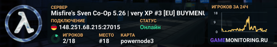 Misfire's Sven Co-Op 5.26 | very XP #3 [EU] BUYMENU