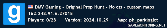 DMV Gaming - Original Prop Hunt - No css - custom maps