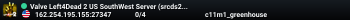 Valve Left4Dead 2 US SouthWest Server (srcds2001-lax2.389.333)