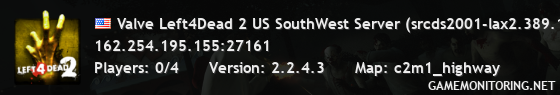 Valve Left4Dead 2 US SouthWest Server (srcds2001-lax2.389.147)