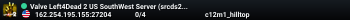 Valve Left4Dead 2 US SouthWest Server (srcds2001-lax2.389.190)