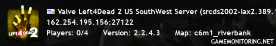 Valve Left4Dead 2 US SouthWest Server (srcds2002-lax2.389.108)