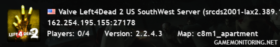 Valve Left4Dead 2 US SouthWest Server (srcds2001-lax2.389.164)