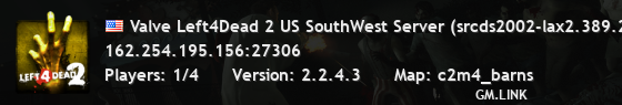 Valve Left4Dead 2 US SouthWest Server (srcds2002-lax2.389.292)