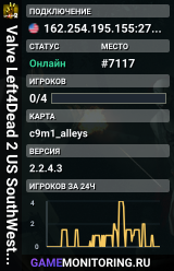 Valve Left4Dead 2 US SouthWest Server (srcds2001-lax2.389.108)
