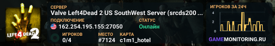 Valve Left4Dead 2 US SouthWest Server (srcds2001-lax2.389.36)