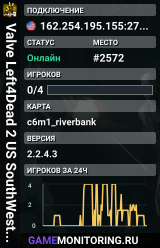 Valve Left4Dead 2 US SouthWest Server (srcds2001-lax2.389.75)